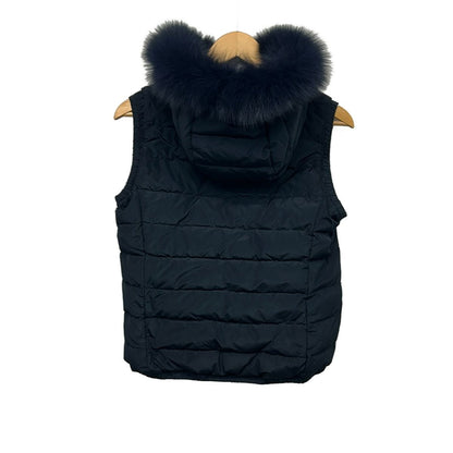 Max Mara S Down Vest M Navy 40 — view 2