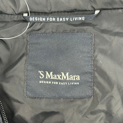 Max Mara S Down Vest M Navy 40 — view 3