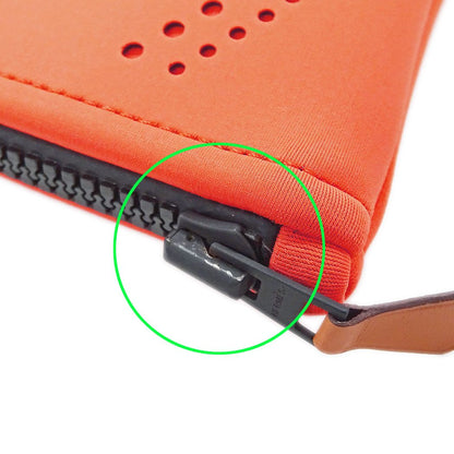 Hermes Pouch Neobain Kanoe PM Polyamide Orange Case Multi Logo — view 7