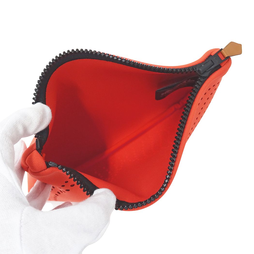 Hermes Pouch Neobain Kanoe PM Polyamide Orange Case Multi Logo — view 4