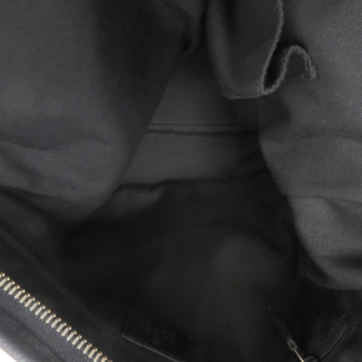 Gucci Abbey GG Shoulder Bag Black Canvas Leather — view 5