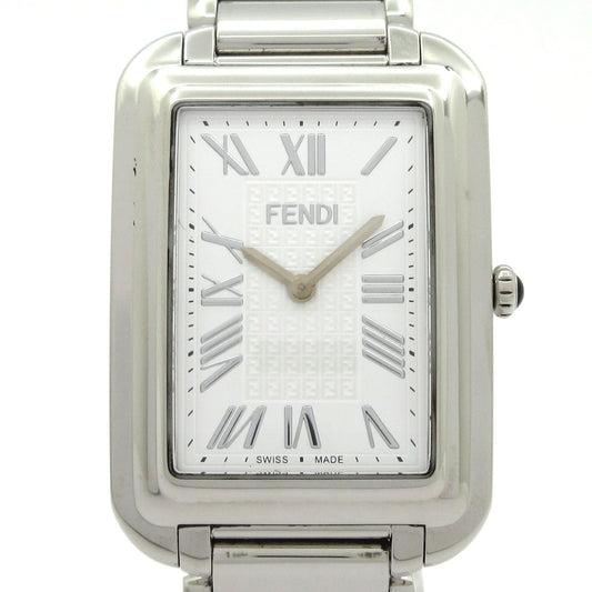Fendi Watch White Silver