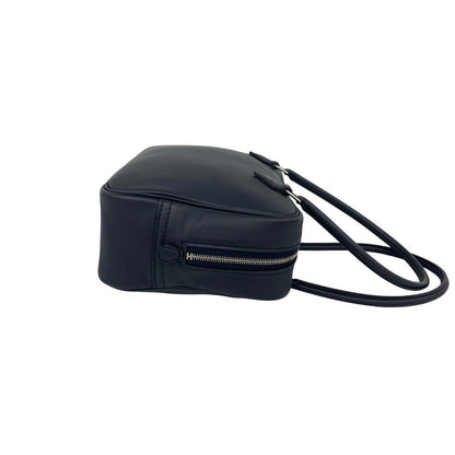 Hermes Plume 20 Swift Leather Mini Boston Bag Bleu Nuit Navy — view 6