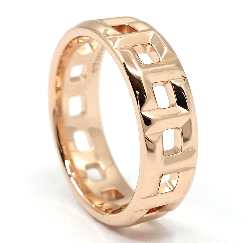 Tiffany & Co 18k Pink Gold T True Wide Ring — view 3