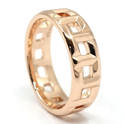 Tiffany & Co 18k Pink Gold T True Wide Ring — view 3