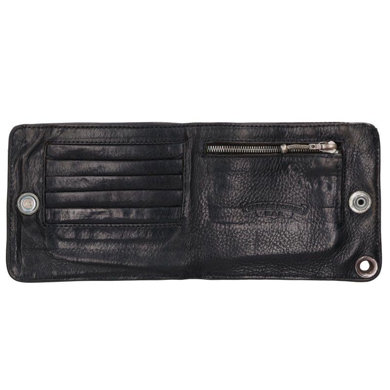 Chrome Hearts Flare Button Leather Wallet — view 3