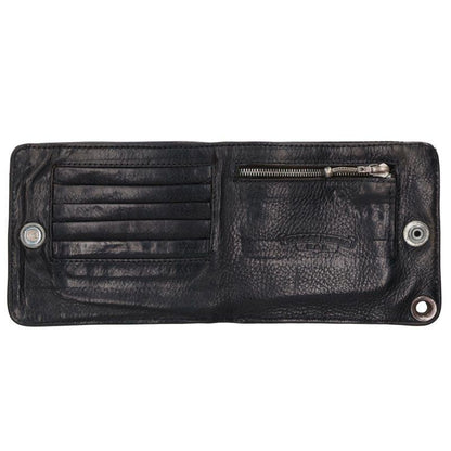 Chrome Hearts Flare Button Leather Wallet — view 3
