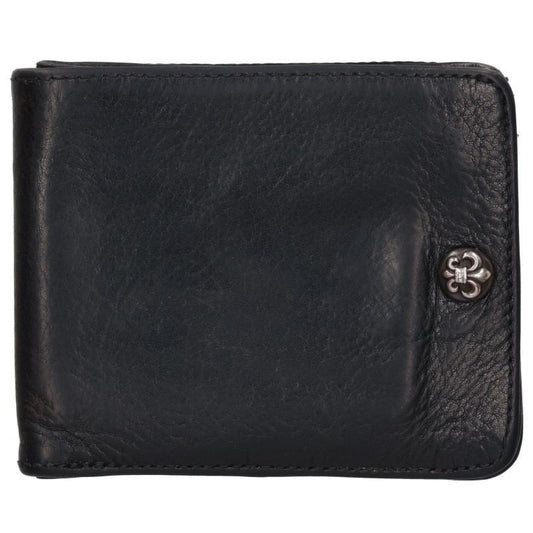 Chrome Hearts Flare Button Leather Wallet
