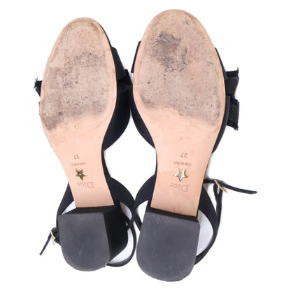 Dior Adiorable CD Pearl Ribbon Motif Ankle Strap Sandals — view 6