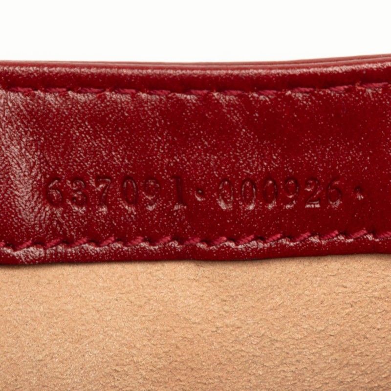 Gucci Jackie 1961 Mini 2-Way Shoulder Bag Red Leather — view 6