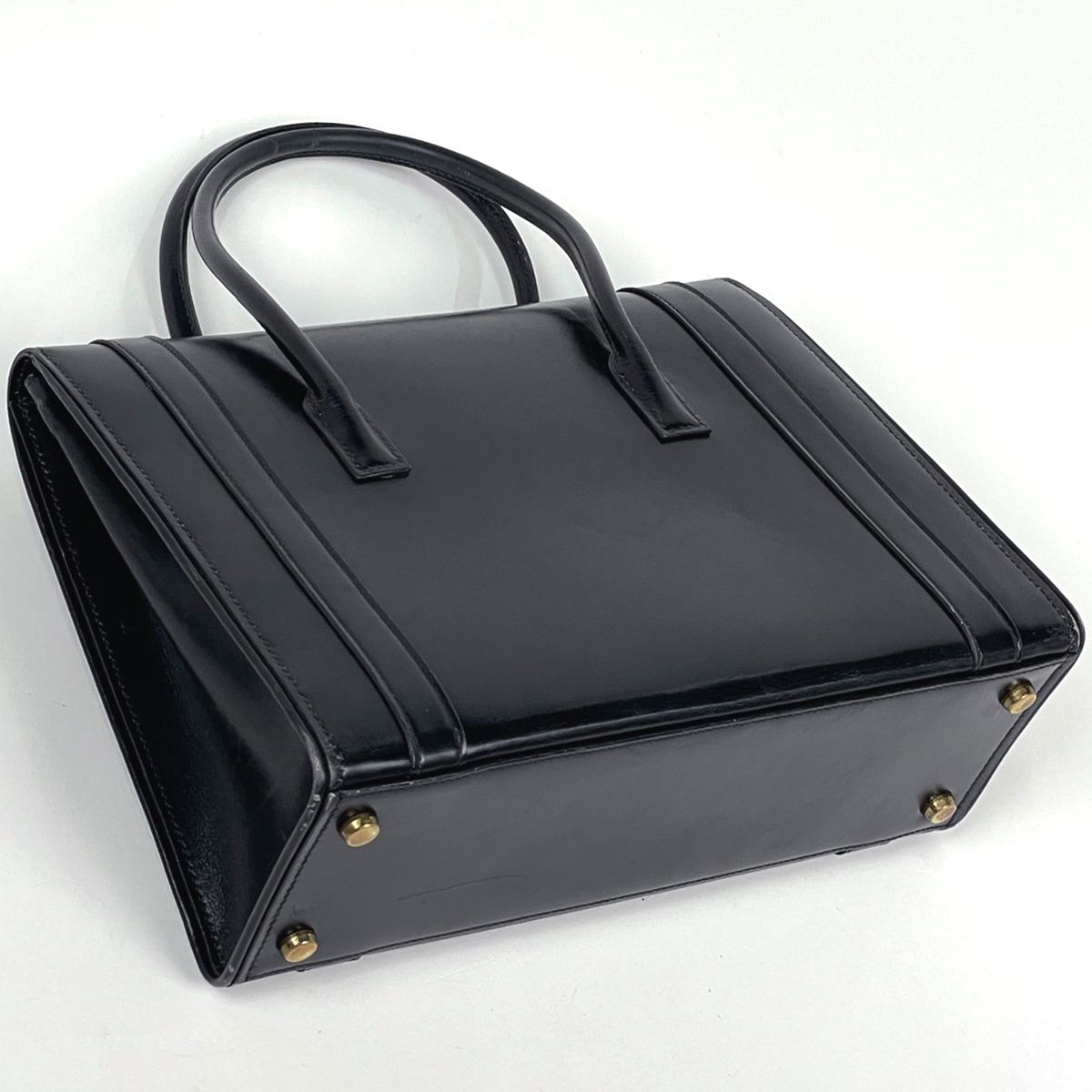 Hermes Handbag Drug 27 Box Calf Black — view 2