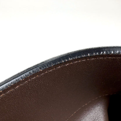 Prada Shoulder Bag Milan Leather Brown Black — view 7