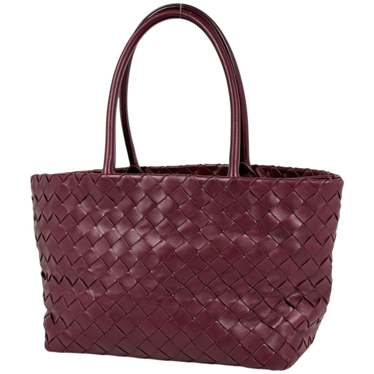 Bottega Veneta Handbag Intrecciato Leather Bordeaux