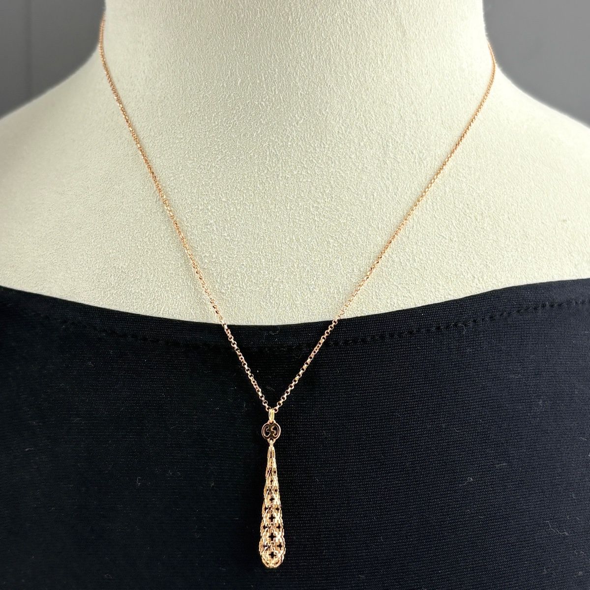 Gucci Diamantissima Pink Gold Pendant — view 2