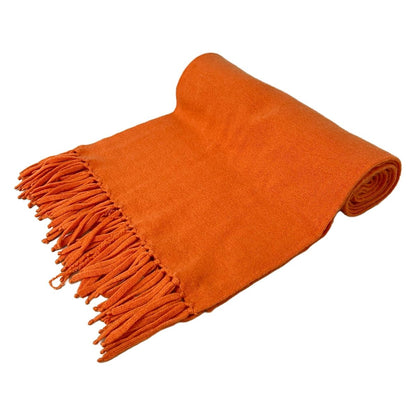 Hermes Scarf Orange Cashmere