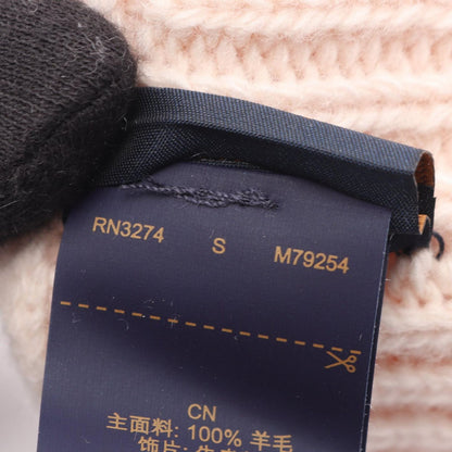 Louis Vuitton Gloves Maille LV Medallion Pink Wool — view 6