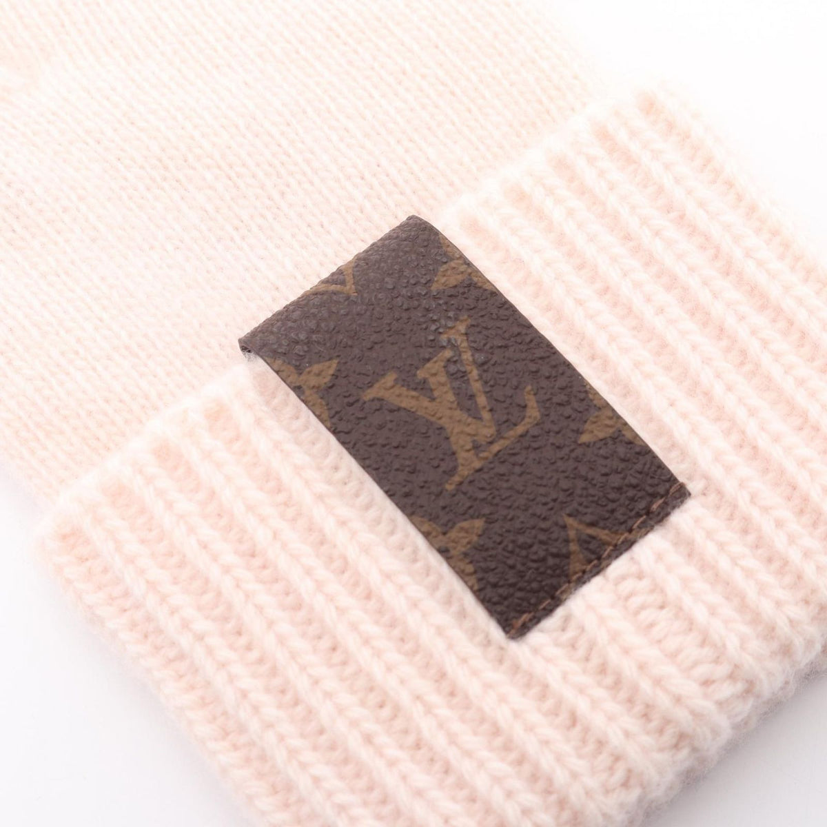 Louis Vuitton Gloves Maille LV Medallion Pink Wool — view 7