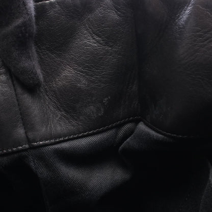Chanel Tote Bag Quilted Black Lambskin Chain — view 7
