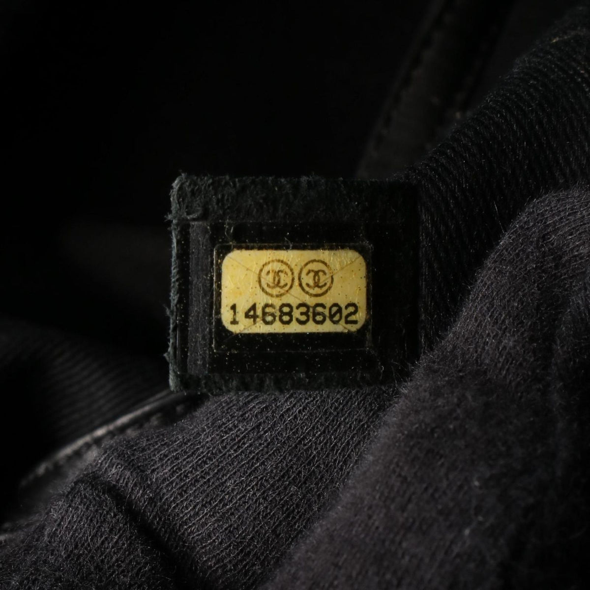 Chanel Tote Bag Quilted Black Lambskin Chain — view 5