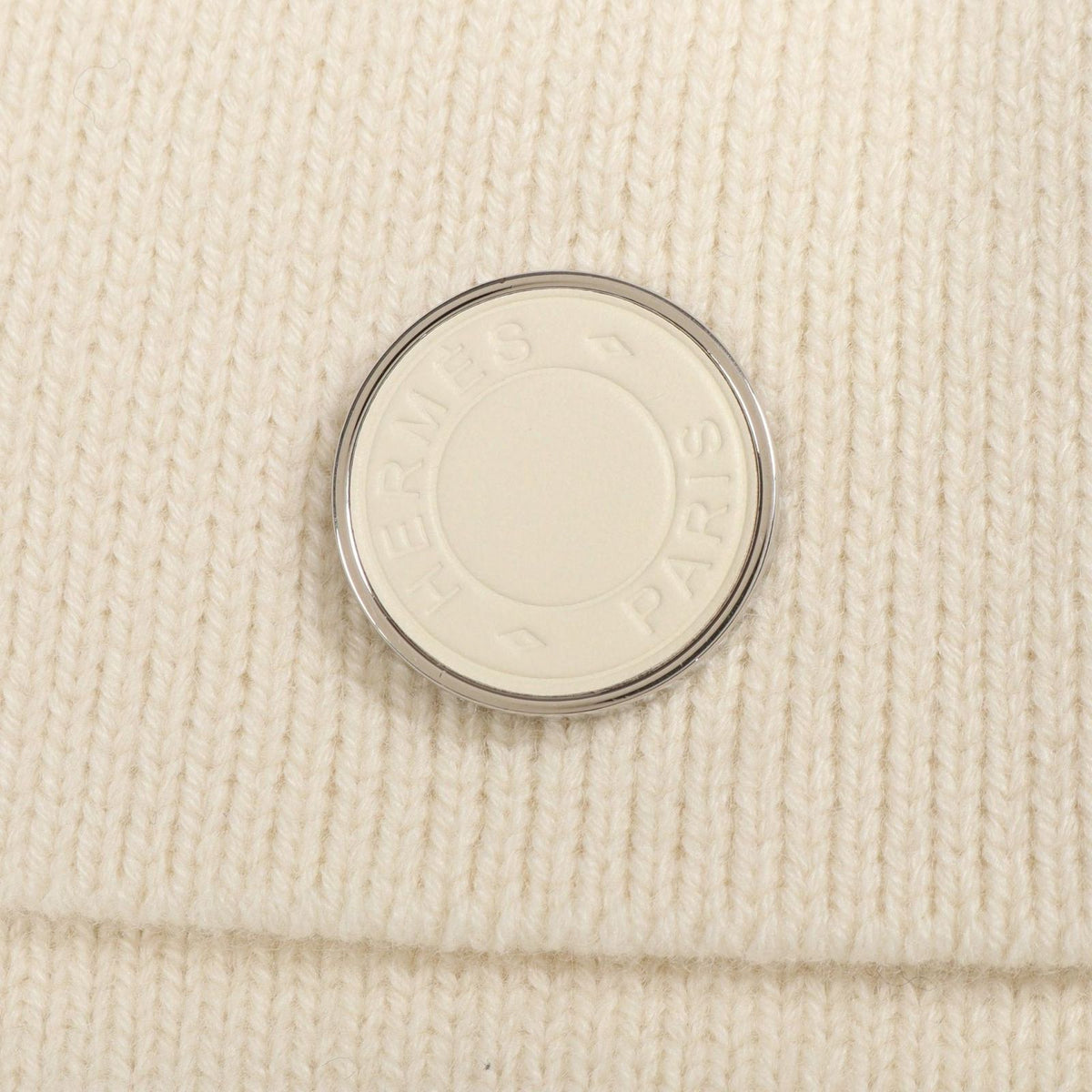 Hermes Sellier Buttons Zip Up Knit Wool Jacket — view 8