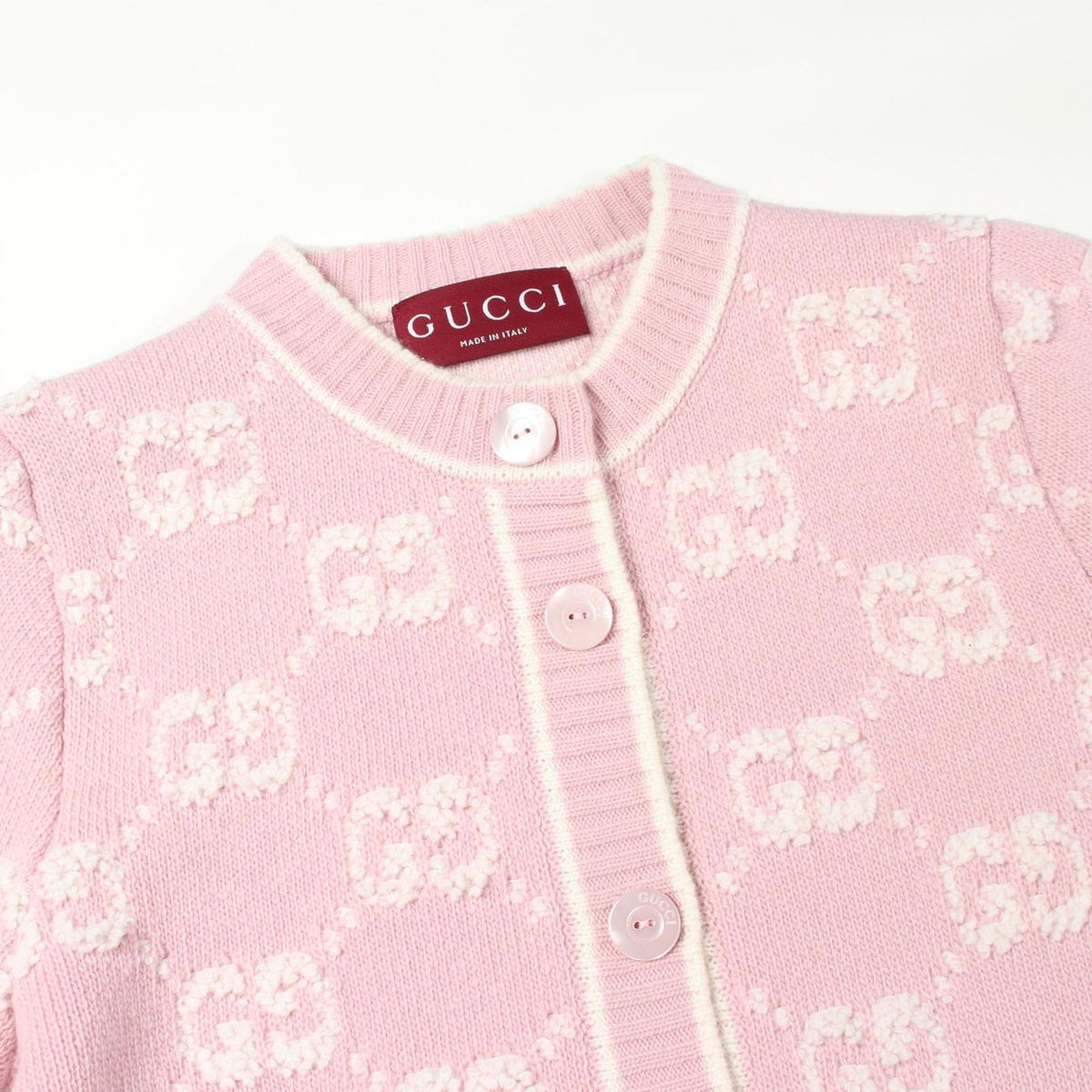 Gucci Cardigan GG Boucle Wool Jacquard — view 5