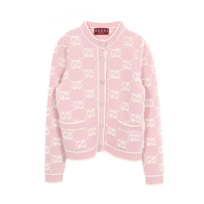 Gucci Cardigan GG Boucle Wool Jacquard
