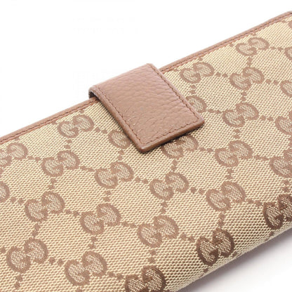 Gucci Snap Wallet GG Canvas Beige Brown — view 6