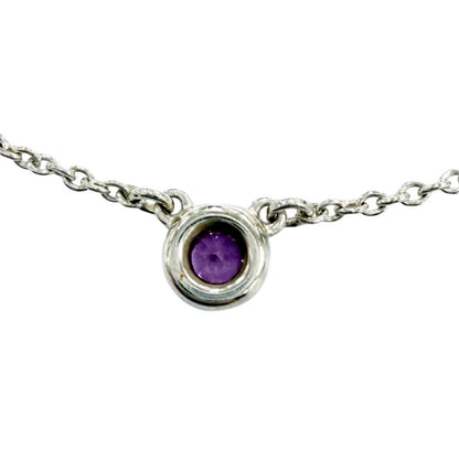 Tiffany & Co Elsa Peretti Color by the Yard Pendant 925 Pink Sapphire Silver — view 3