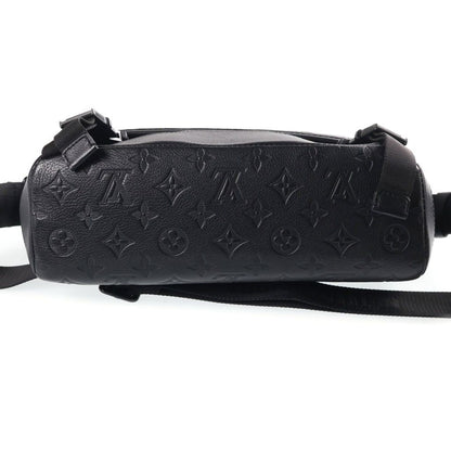 Louis Vuitton Monogram Empreinte Messenger Voyage PM Shoulder Bag Black Leather — view 4