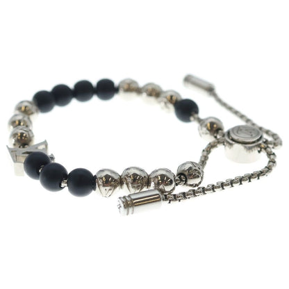 Louis Vuitton Beads Bracelet Silver Black — view 4
