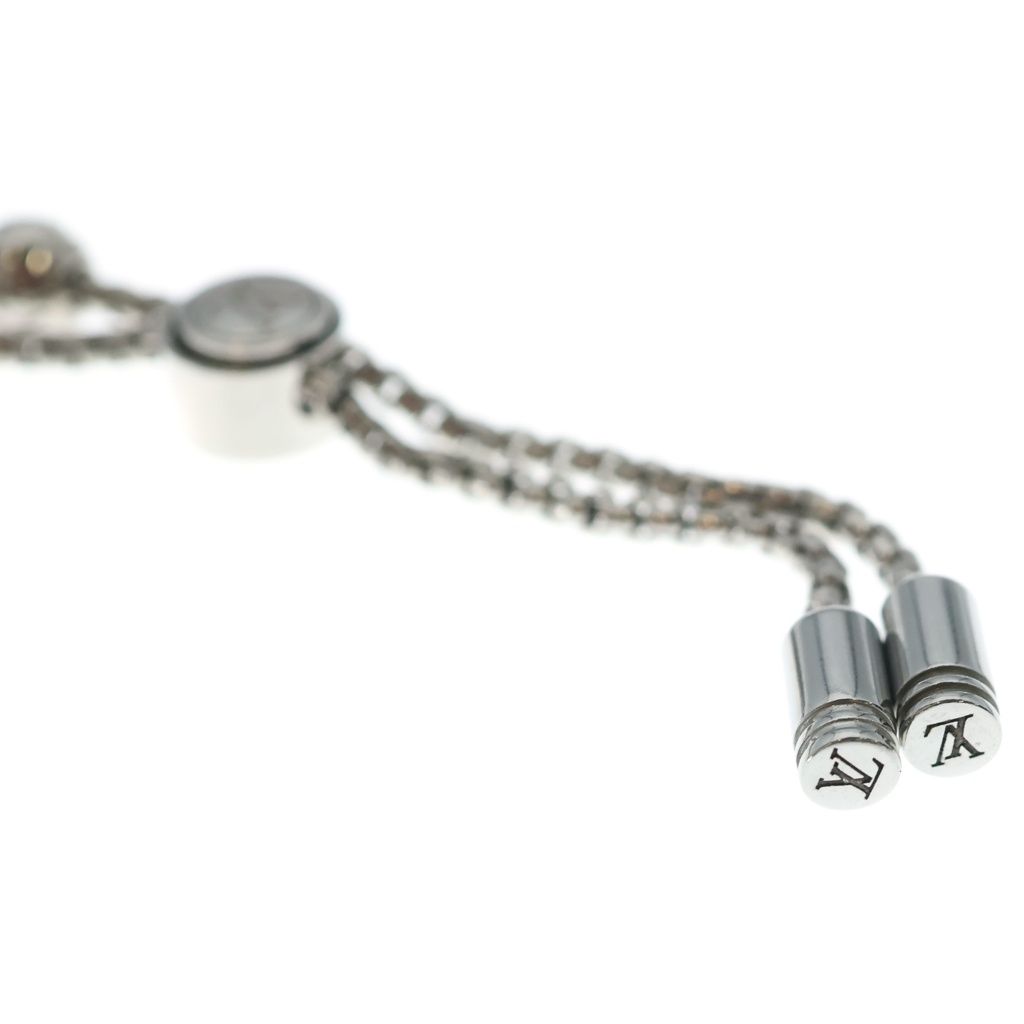 Louis Vuitton Beads Bracelet Silver Black — view 5