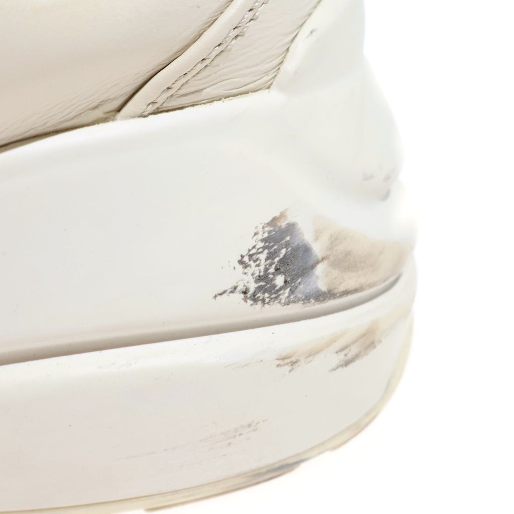 Gucci Logo Print Leather Low-Top Sneakers Ivory — view 6