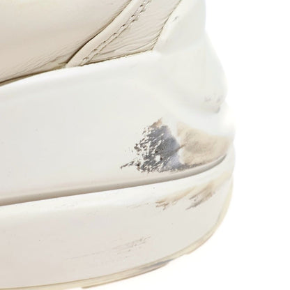 Gucci Logo Print Leather Low-Top Sneakers Ivory — view 6