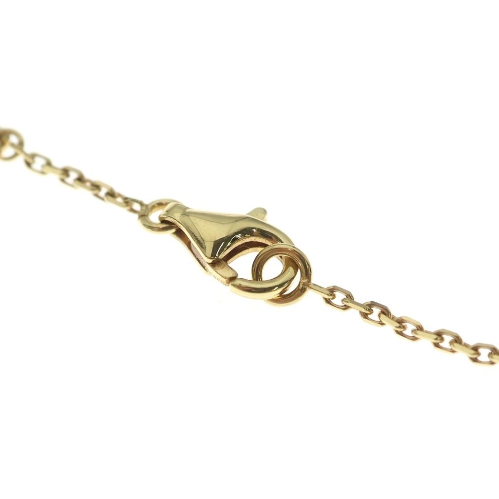 Van Cleef & Arpels Vintage Alhambra Mother of Pearl Necklace 18k Yellow Gold — view 4