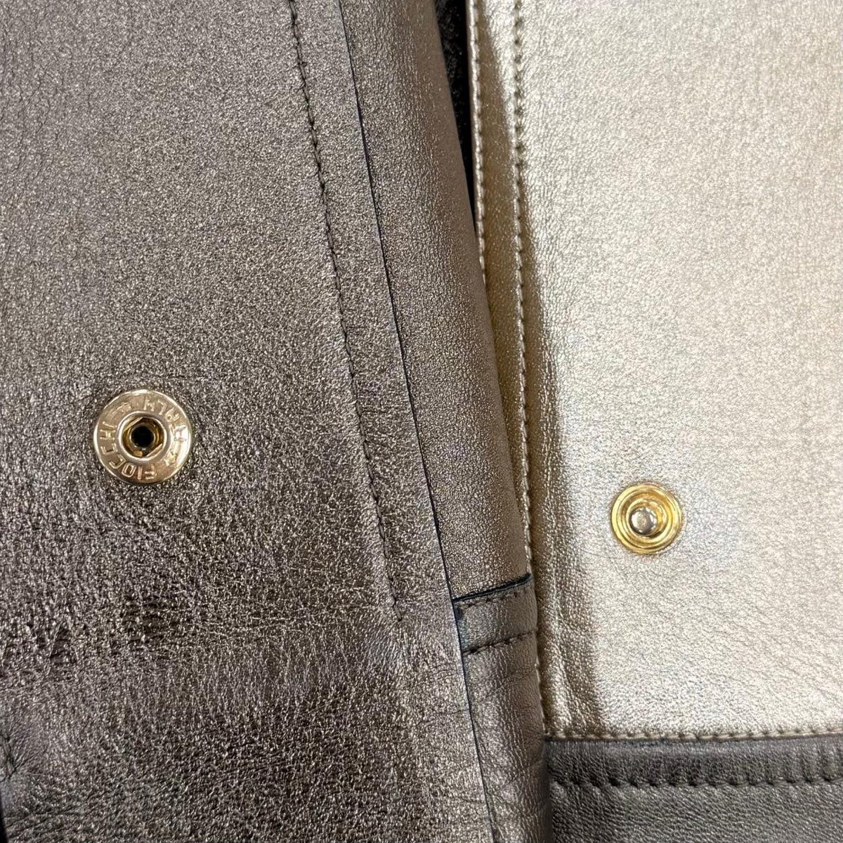 Gucci Vintage Lambskin Tom Ford Era Coat Gold 42 — view 6