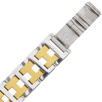 Hermes Rallye Vintage Stainless Steel Gold Plated Quartz Analog Display Dial — view 7
