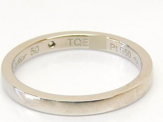 Cartier Platinum Diamond Wedding Ring — view 3