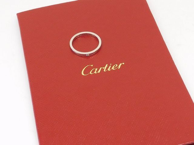Cartier Platinum Diamond Wedding Ring — view 4
