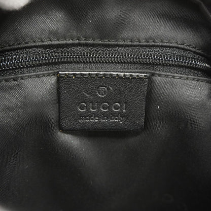 Gucci Shoulder Bag GG Canvas Black Silver — view 5