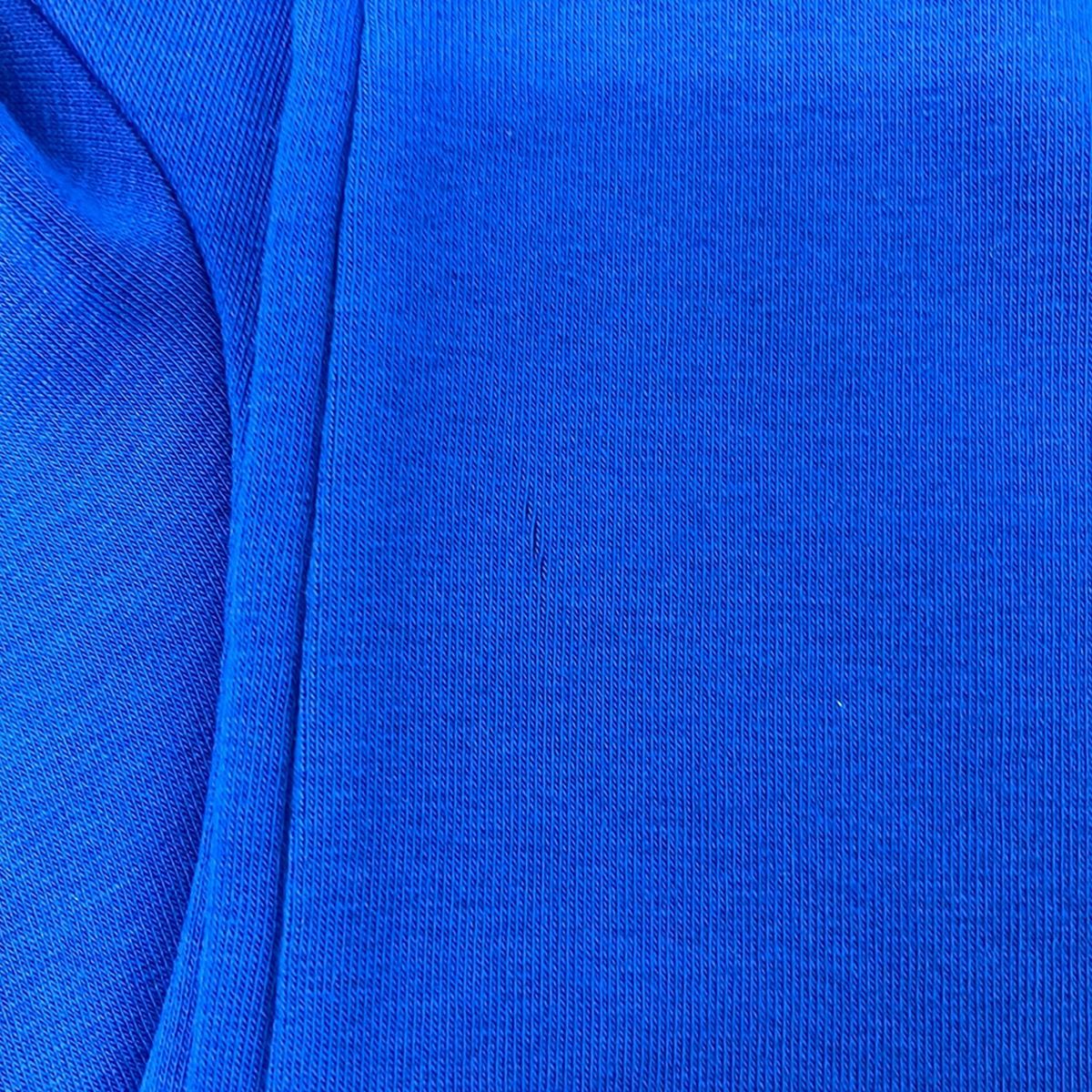 Celine Short Sleeve T-Shirt GG K4 Blue Logo Ribbed Cotton Jersey L — view 6