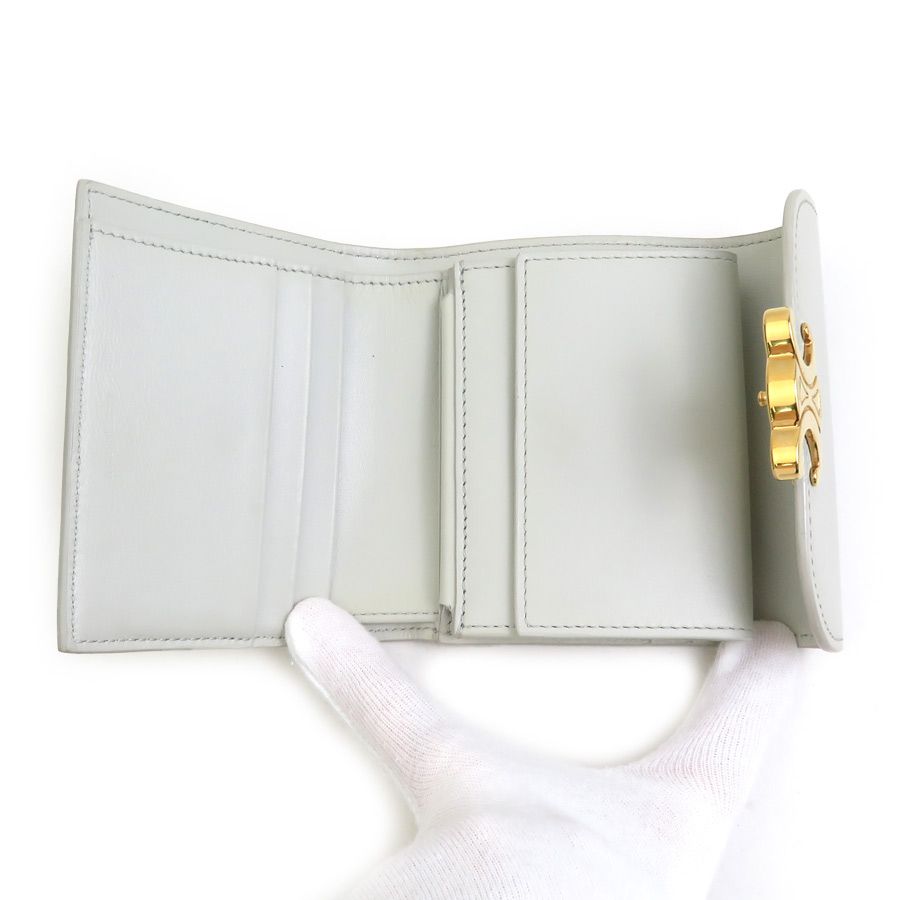 Celine Trifold Wallet Gray — view 3