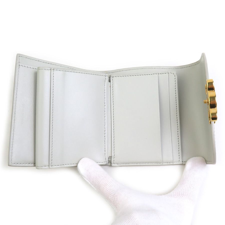 Celine Trifold Wallet Gray — view 4