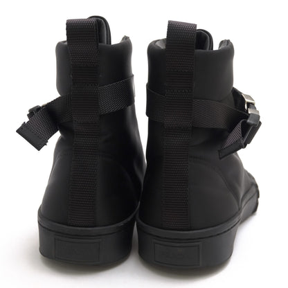Prada Sneakers High Cut Nylon Black Re-Nylon Wheel Top Military — view 4