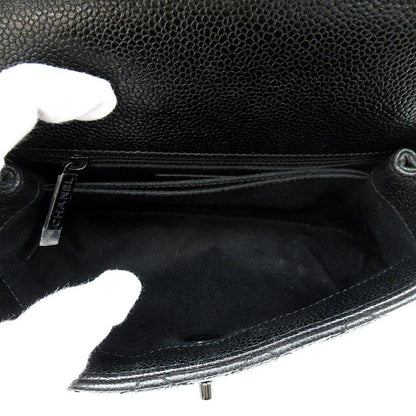 Chanel Coco Handle XS 2-Way Handbag So Black Caviar Leather — view 6