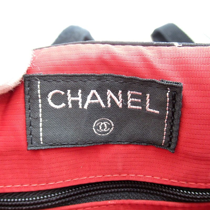 Chanel Travel Line Backpack Nylon Black — view 7
