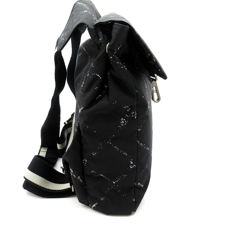 Chanel Travel Line Backpack Nylon Black — view 4