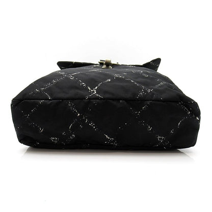 Chanel Travel Line Backpack Nylon Black — view 5