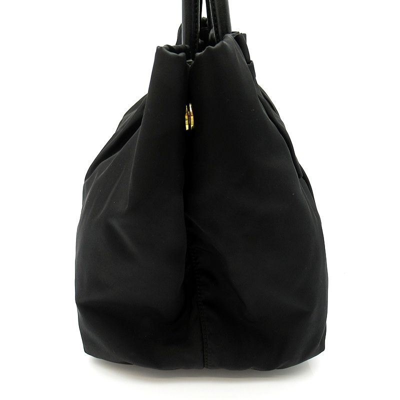 Prada Ribbon Handbag Nylon Black — view 5