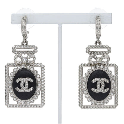 Chanel Earrings Bottle Motif Brass
