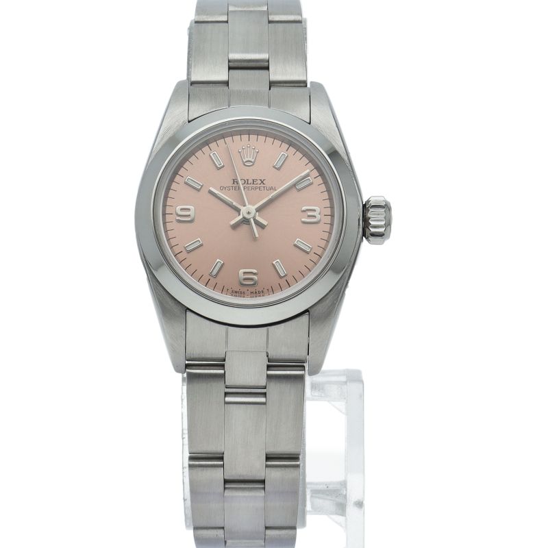 Rolex Oyster Perpetual Watch SS Pink — view 2